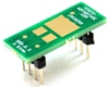 SMD-0.5 to DIP-8 SMT Adapter (3.81 mm pitch, 10.28 x 7.64 mm body)
