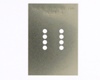 DIP-8 Socket (2.54 mm pitch, 300 mil body) Stainless Steel Stencil DIP-8 Socket (2.54 mm pitch, 300 mil body) Stainless Steel Stencil
