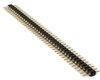 0.1" 40 pin Machine Pin Vertical Male Header Through Hole Gold