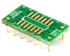 SOIC-14 to DIP-14 SMT Adapter (1.27 mm pitch, 150/200 mil body) Compact Series