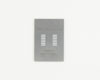 SOIC-14 (1.27 mm pitch, 300 mil body) Stainless Steel Stencil