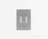 SOIC-16 (1.27 mm pitch) Stainless Steel Stencil