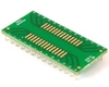 SOIC-28 to DIP-28 SMT Adapter (1.27 mm pitch, 600 mil body) Compact Series