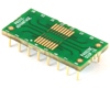 QSOP-16 to DIP-16 SMT Adapter (0.635 mm / 25 mil pitch) Compact Series