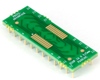 QSOP-24 to DIP-24 SMT Adapter (0.635 mm / 25 mil pitch) Compact Series