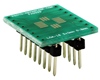 LGA-16 to DIP-16 SMT Adapter (0.8 mm pitch, 5 x 5 mm body)