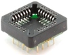 PLCC-28 Socket to PGA-28 Pin 1 Out SMT Adapter (50 mils / 1.27 mm pitch) Compact Series