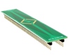 TQFP-100 to DIP-100 SMT Adapter (0.5 mm pitch, 14 x 14 mm body)