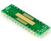 TSSOP-28-Exp-Pad to DIP-28 Narrow SMT Adapter (0.65 mm pitch) Compact Series TSSOP-28-Exp-Pad to DIP-28 Narrow SMT Adapter (0.65 mm pitch) Compact Series