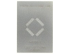 LQFP-40 (0.65 mm pitch, 7 x 7 mm body) Stainless Steel Stencil
