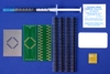 TQFP-52 (1.0 mm pitch, 14 x 14 mm body) PCB and Stencil Kit