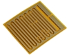 Electrode Flexible PCB, with 15x15mm Square Pad Area, Wide Trace/Space, Across (Compact) Surface Mount Pad Direction, ENIG Electrode Flexible PCB, with 15x15mm Square Pad Area, Wide Trace/Space, Across (Compact) Surface Mount Pad Direction, ENIG