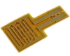Electrode Flexible PCB, with 10x10mm Square Pad Area, Wide Trace/Space, Long Surface Mount Pad Direction, ENIG Electrode Flexible PCB, with 10x10mm Square Pad Area, Wide Trace/Space, Long Surface Mount Pad Direction, ENIG