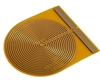 Electrode Flexible PCB, with 20x20mm Round Pad Area, Tight Trace/Space, Across (Compact) Surface Mount Pad Direction, ENIG Electrode Flexible PCB, with 20x20mm Round Pad Area, Tight Trace/Space, Across (Compact) Surface Mount Pad Direction, ENIG