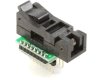 SOIC-16 Socket to DIP-16 Adapter (300 mil body, 1.27 mm pitch)