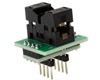 MSOP-8 Socket to DIP-8 Adapter (3 mm body, 0.65 mm pitch)