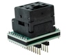 QFN-20 Socket to DIP-20 Adapter (4 x 4 mm body, 0.5 mm pitch)