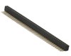 1.00 mm 40 pin Right Angle Female Header Through Hole Gold
